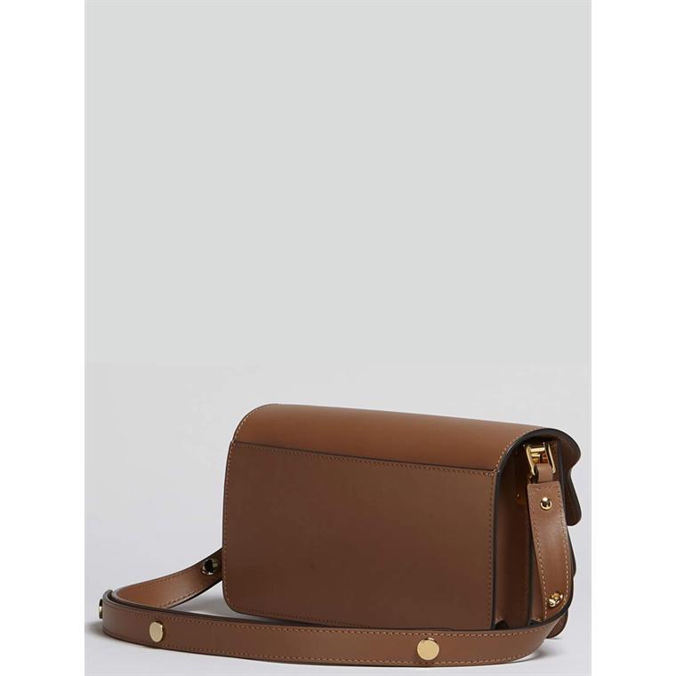 MARNI Trunk Bag EW, Gold Brown